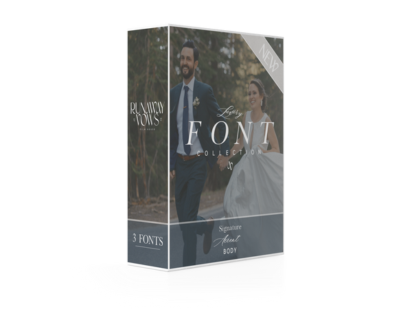 Runaway Vows – Luxury Font Collection
